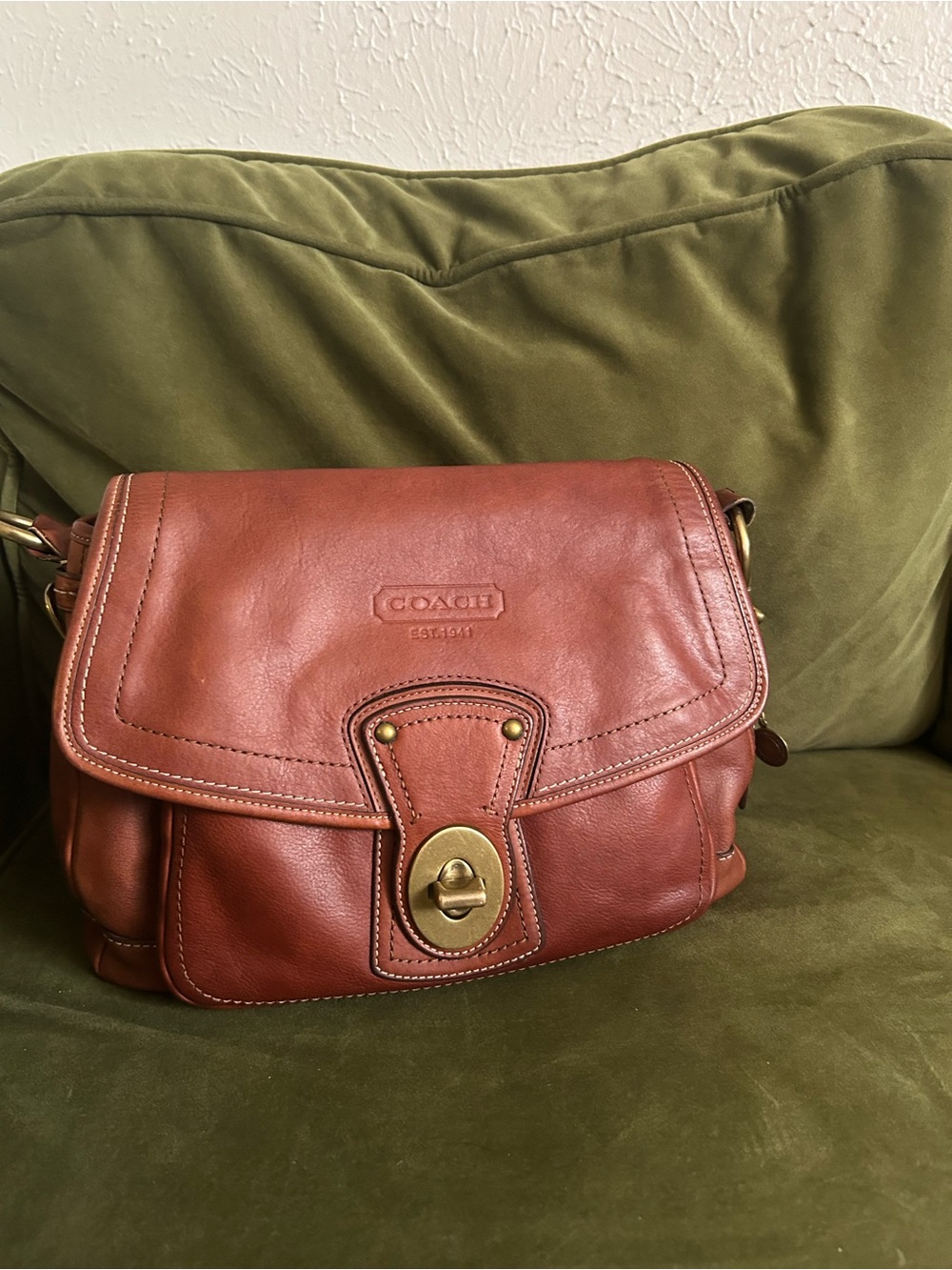Coach 11134 65th Anniversary Legacy Ali Flap Bag